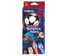 Tempera dažai Colorino Football 12 spalvų, 12 ml