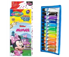 Dažai guašas Colorino Minnie, 12 vnt. 90676PTR