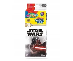 Patio Tempera dažai tūbelėse Colorino Disney Star Wars, 12 spalvų x 12 ml