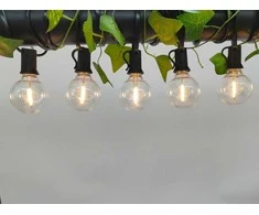 Terasų elektrinė girlianda PARTY BULBS FILAMENT, IP44, 30LED, G45, šiltai baltos sp, 14,5m