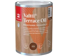 Terasų ir lauko baldų aliejus TIKKURILA VALTTI TERRACE OIL, pilkos sp., 0,9 l