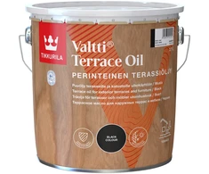 Terasų ir lauko baldų aliejus TIKKURILA VALTTI TERRACE OIL, juodos sp., 2,7 l