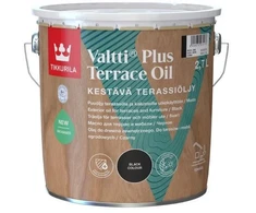 Terasų ir lauko baldų aliejus TIKKURILA VALTTI TERRACE OIL, juodos sp., 2,7 l