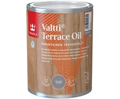 Terasų ir lauko baldų aliejus TIKKURILA VALTTI TERRACE OIL, pilkos sp., 0,9 l
