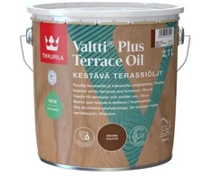 Terasų ir lauko baldų aliejus TIKKURILA VALTTI TERRACE OIL, pilkos sp., 2,7 l