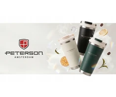Žalias kubek termiczny ze stali nierdzewnej o pojemności 560ml - Peterson