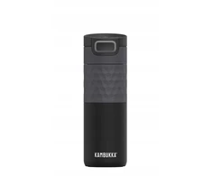 Terminių puodelių rinkinys Kambukka Obsidian (termo puodelis Etna 300 ml Pitch Juodas + Etna Grip 500 ml Juodas Steel)