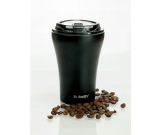 Termo puodelis Dr.Bacty Apollo 227 ml „Juodas” (keraminė danga)