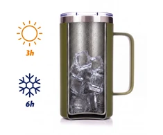 Termo puodelis Majestic Sport Gump 650 ml, žalias