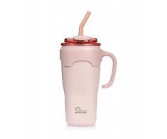 Termo puodelis su šiaudeliu Majestic Sport Jelly 650 ml, nerūdijantis plienas