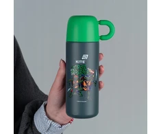 Termosas berniukui su puodeliu ir metaliniu sieteliu 480 ml NINJA TURTLES Kite