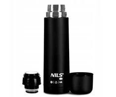 Termosas Nils Camp Nc3803 0,5l plieno, juodas, sandarus