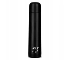Termosas Nils Camp Nc3804 1000 ml, juodas, kelioninis, nerūdijančio plieno