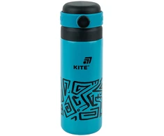 Termosas su snapeliu ir puodeliu vaikams, 500 ml, su sieteliu, mėlynas Kite