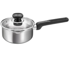 TESCOMA BRAVA puodas su dvigubu snapeliu ir dangteliu, ø 16 cm, 1,25 l