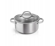TESCOMA PLIENINIS PUODAS SU DANČIU DUJINĖS INDUKCIJOS SteelCRAFT 20 cm, 3 L