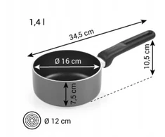 Tescoma puodas 16cm 1,4l