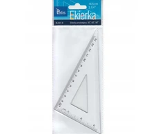 Tetis Stačiakampė liniuotė 14.5cm, geometrijos priemonė