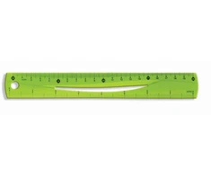 Tetis Žalia 20 cm liniuotė – tiksli ir patvari mokyklai