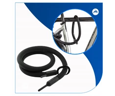 tex-lock Užraktai dviračiams Bike Line Tex, 120 cm, juodas