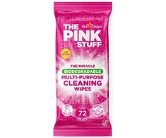 The_Pink_Stu The Rožinė Stuff Bilogišk.skaidžios drėgn. servetėlės Multi Purpose The Rožinė Stuff 72vnt. The Miracle