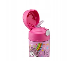Thermos FUNtainer termosas kūdikiams su šiaudeliu - vienaragis 355 ml