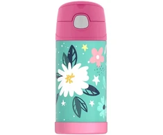 Thermos Vaikiškas termosas su šiaudeliu – laukinės gėlės