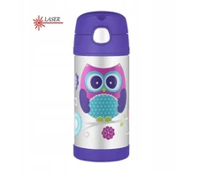 Thermos Vaikiškas termosas su šiaudeliu – pelėda