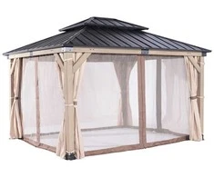 Home4You Tinklai nuo uodų CEDAR 3x4 m, Poliesteris
