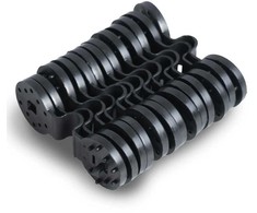 Plonos Tinklelis nuo šešėlių 1,2 x 50 m, 110 g/m² + 50 spaustukų, pilkas