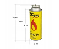 Tiross FLAME GUN KERAMINIS DUJŲ DEGIKLIO RINKINYS + 6X KASETĖS CILINDRAS