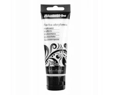 Titanum balta akrilinė dažai 75 ml, intensyvi spalva, gerai dengia
