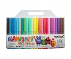 Titanum Flomasteriai 24 spalvos, lengvai plaunami, "fun&amp;joy"