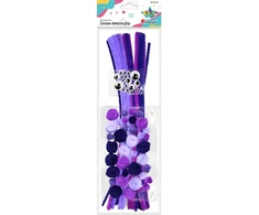 Titanum Kūrybinis Rinkinys Violetinės Spalvos (80 Vnt.)