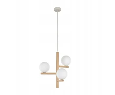 TK Lighting pakabinamas šviestuvas Estera Wood 6799, baltas