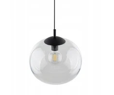 TK Lighting pakabinamas šviestuvas Vibe Transparent 30 4817, juodas