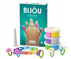 TM Toys Plastikinis ŽAISLAS VAIKAMS Mega Hey Clay Bijou Gėlių žiedai vaikui
