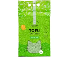 Tofu kraikas katėms EXPERTUS, bekvapis, 2 mm, 6 L