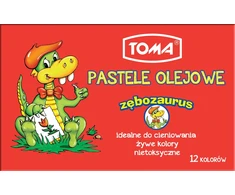 Toma alyviniai pieštukai, 12 spalvų, de luxe