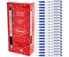 Toma automatinis rašiklis, mėlynas, 20 vnt., 0,5 mm