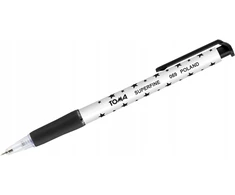 Toma Superfine To-069 automatinis juodas rašiklis, 0,5 mm, 20 vnt.