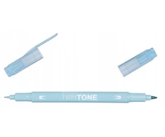 Tombow Twintone dvipusis flomasteris, melsvas Aqua