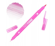 Tombow Twintone marker, plunksvos spalvos, 0.3/0.8mm