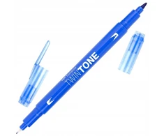 Tombow Twintone žymeklis, mėlynas, 0.3-0.8mm
