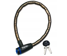Tonyon Tvirtas dviračio trosas 18x1000 mm su 2 raktais