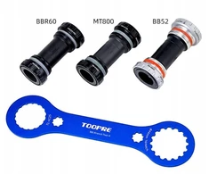 Toopre VERŽAŽLIUŽKLIS SHIMANO HOLLOWTECH II BBR60 MT800 BB52 44mm 16 DANTŲ