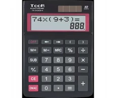 Toor Electronic Stalinis skaičiuotuvas Kw Tr-2429db-k, juodas, 10 skaitmenų, dviejų eilučių