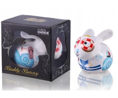 Top Choice Prezent Duża Skarbonka Porcelanowa Królik Podróżnik zbiera na Wakacje