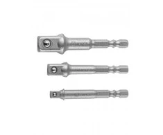 TOPEX Adapterių rinkinys galvutėms 1/4", 3/8", 1/2"
