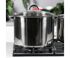 Topfann 10L AUKŠTAS DIDELIS INDUKCINĖMS DUJINĖS PUODAS 10L 26cm